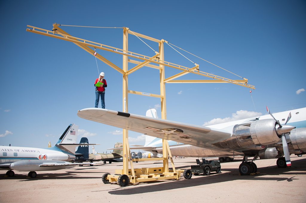 Rigid Lifelines® Fall Protection - Griffin™ System for Aircraft Maintenance