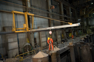 Rigid Lifelines® Fall Protection - Custom System for Manufacturing Facility