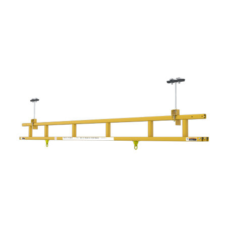 Rigid Lifelines® Fall Protection - Ceiling Mounted Monorail Diagram